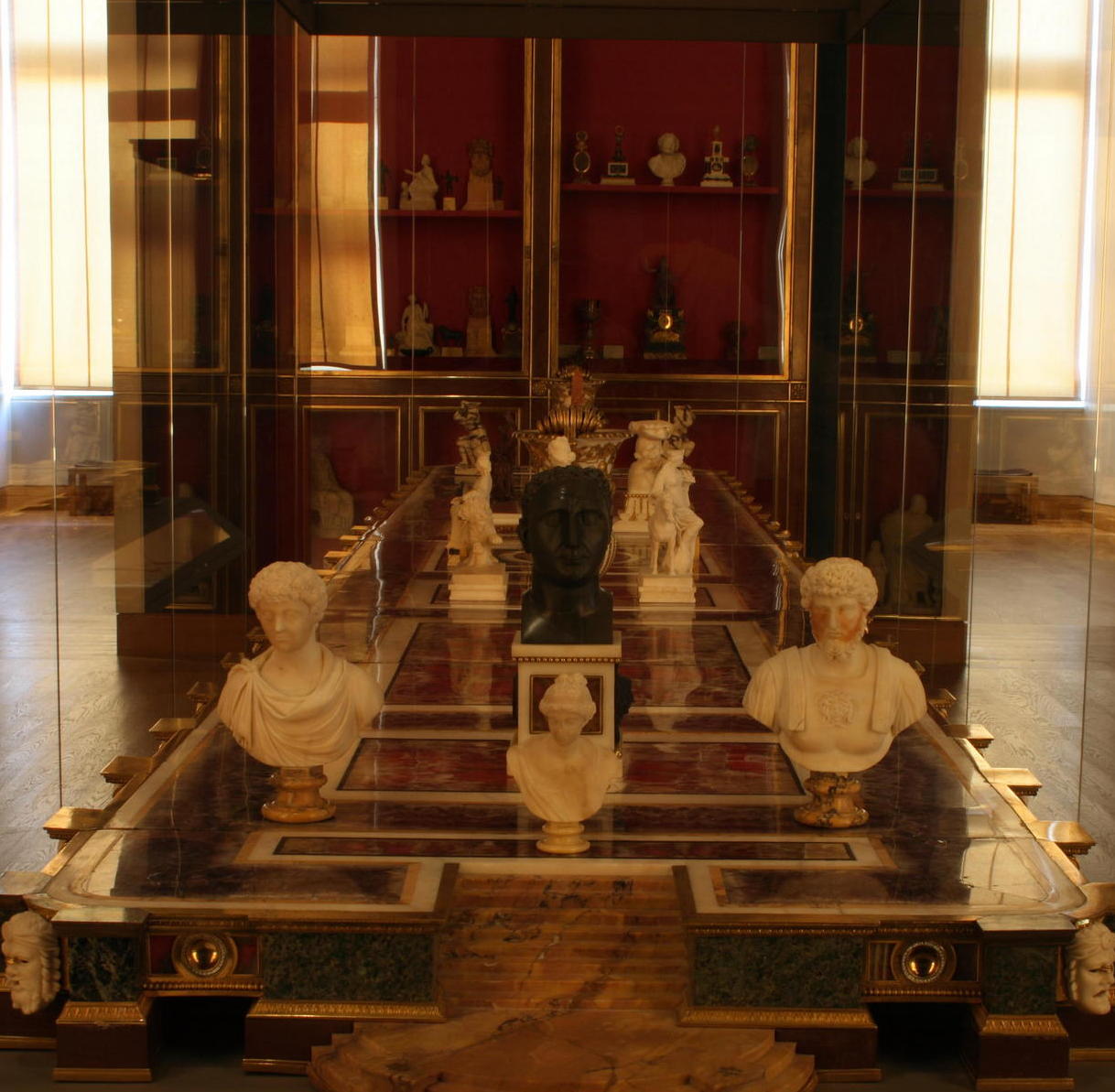 Vitrine du Surtout - Louvre Museum
